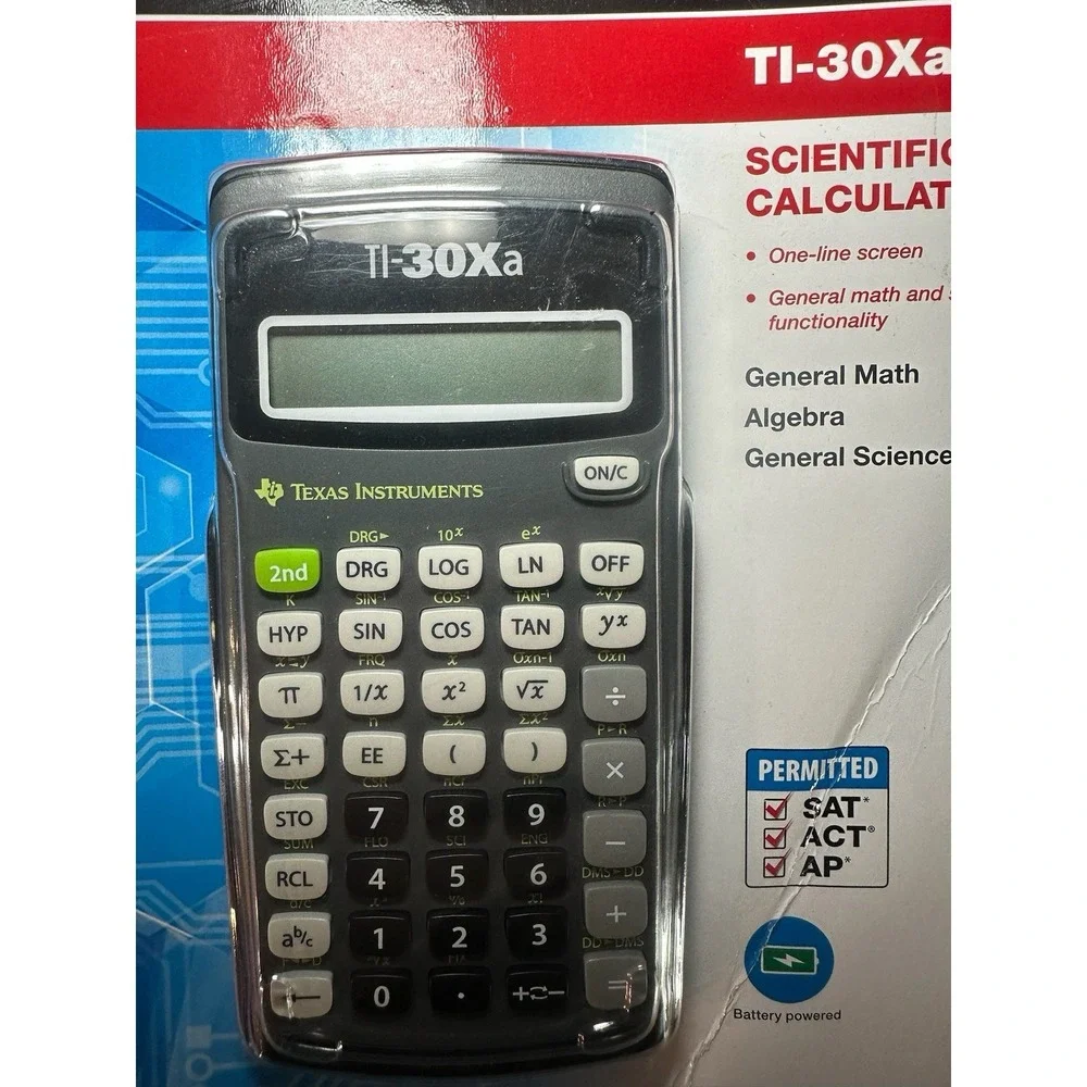 Texas Instruments TI-30Xa Scientific Calculator Battery Powered New In Box